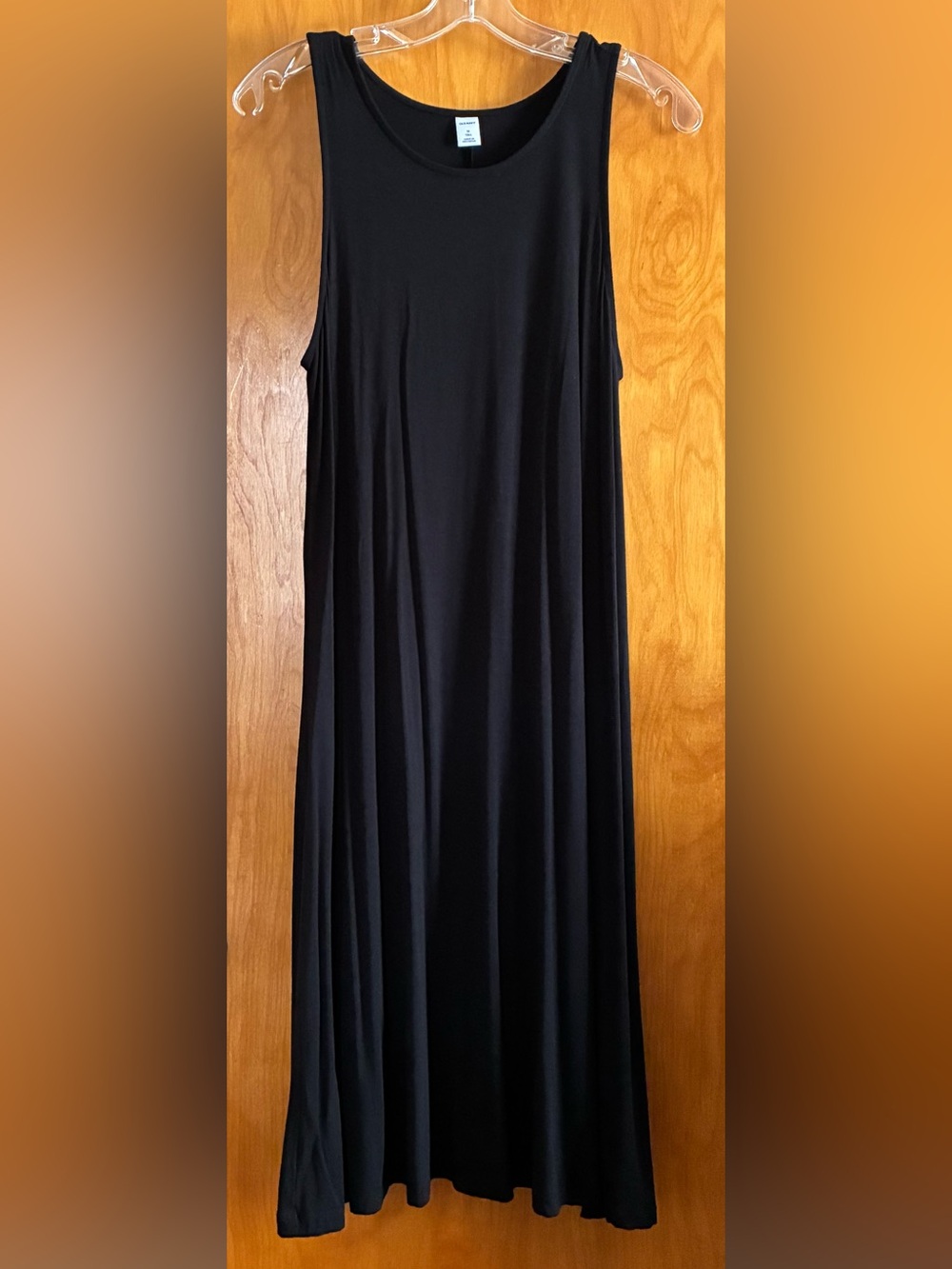 Old Navy Tall Black Sleeveless Midi Dress - Size M Tall. Casual, flowy fit